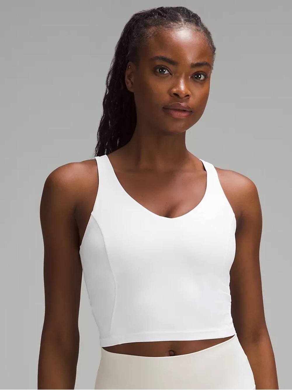 Lululemon Align Tank Top *Light Support, C/D Cup - White